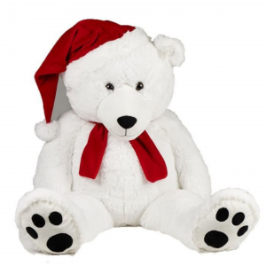 Nounours avec bonnet de Noël